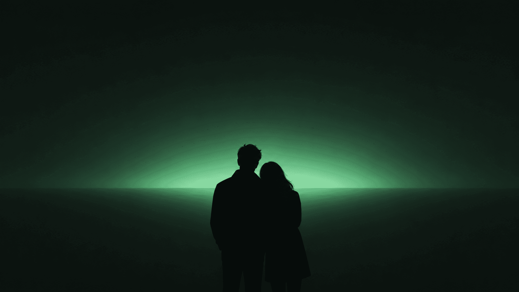 A couple checking their shared finances together